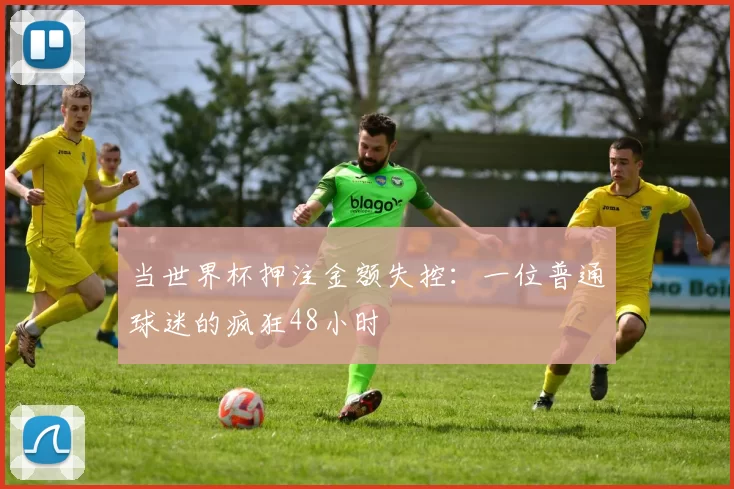 当世界杯押注金额失控:一位普通球迷的疯狂48小时
